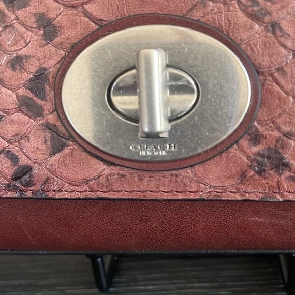 Coach Python Embossed Crosstown Crossbody - Picture 2 of 6
